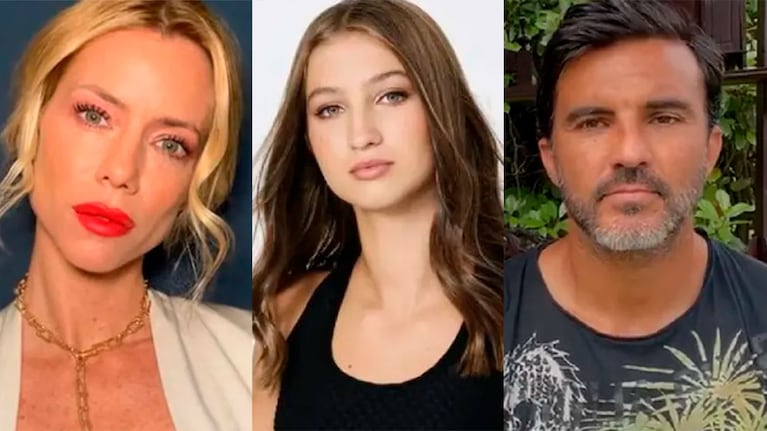 Nicole Neumann, Indiana y Fabián Cubero (Fotos: redes sociales).