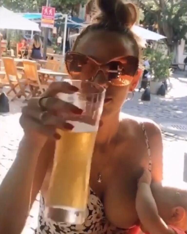 Nicole Neumann, indignada al ver a Barby Silenzi tomando alcohol: "Traer hijos para hacer cualquiera no está bien"