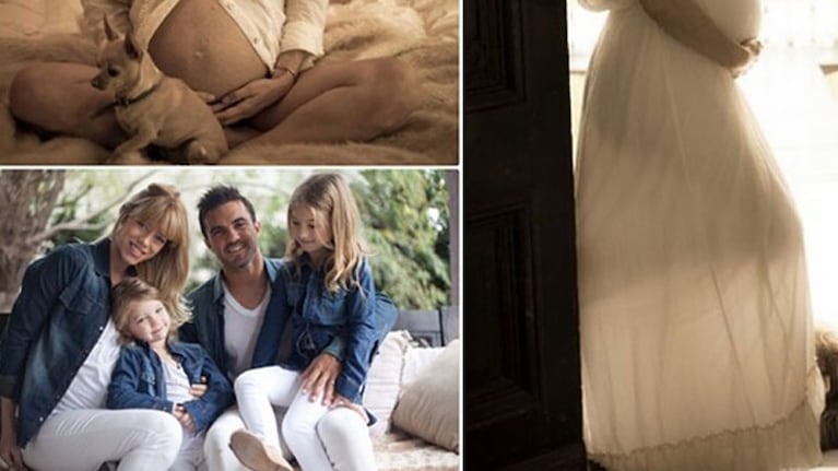 Nicole Neumann junto a su familia, esperando a Sienna (Foto: Instagram)