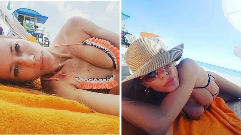Nicole Neumann, madre soltera hoy en Miami. Foto: Instagram