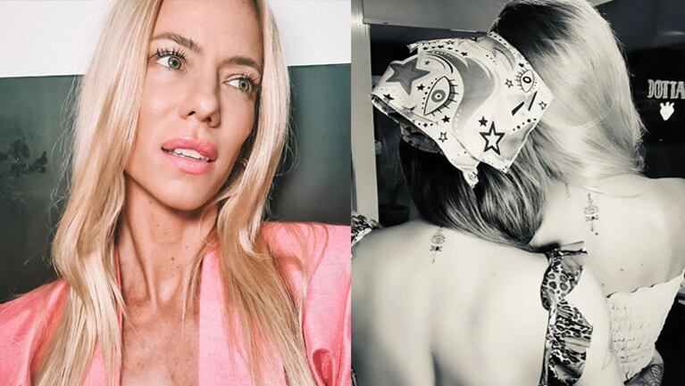 Nicole Neumann mostró el nuevo tatuaje que se hizo con una gran amiga.