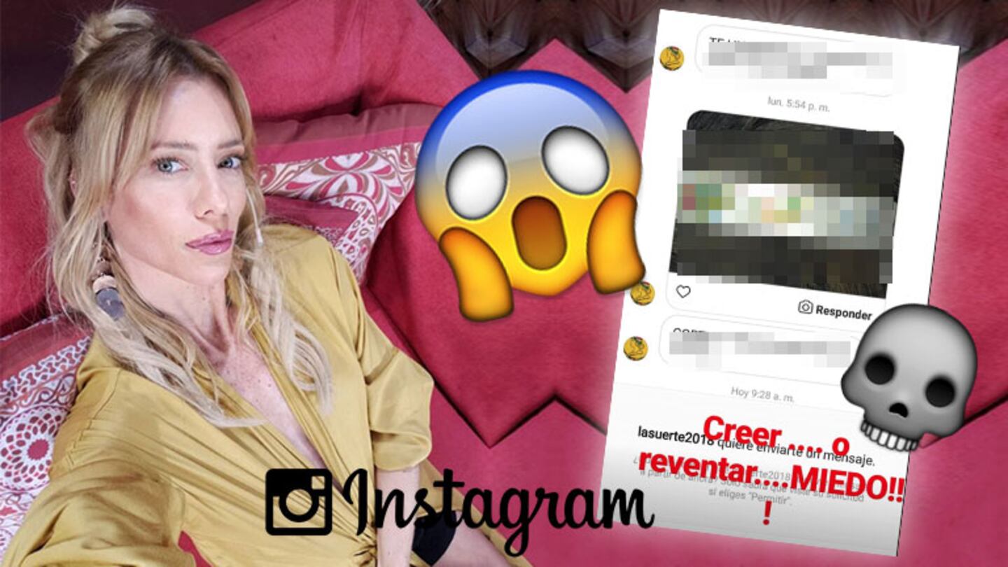 Nicole Neumann mostró el tenebroso mensaje privado que recibió por Instagram: Creer o reventar… ¡miedo!