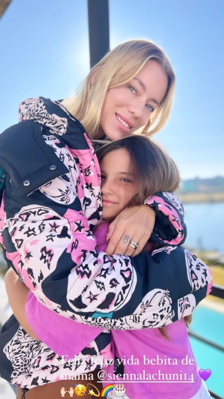 Nicole Neumann mostró las fotos del cumpleaños de Sienna, sin Fabián Cubero ni Mica Viciconte: "Bebota de mamá"