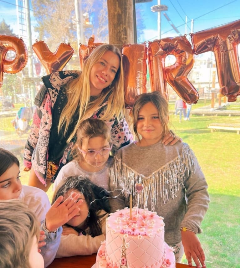 Nicole Neumann mostró las fotos del cumpleaños de Sienna, sin Fabián Cubero ni Mica Viciconte: "Bebota de mamá"