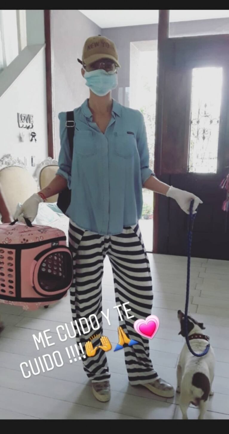 Nicole Neumann mostró su atuendo para salir a la calle y expresó su preocupación: "¡Hay niños en la calle!"