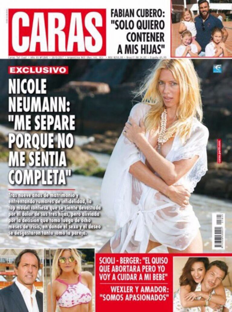 Nicole Neumann rompió el silencio tras su escandalosa ruptura de Fabián Cubero: "Me separé porque no me sentía completa"