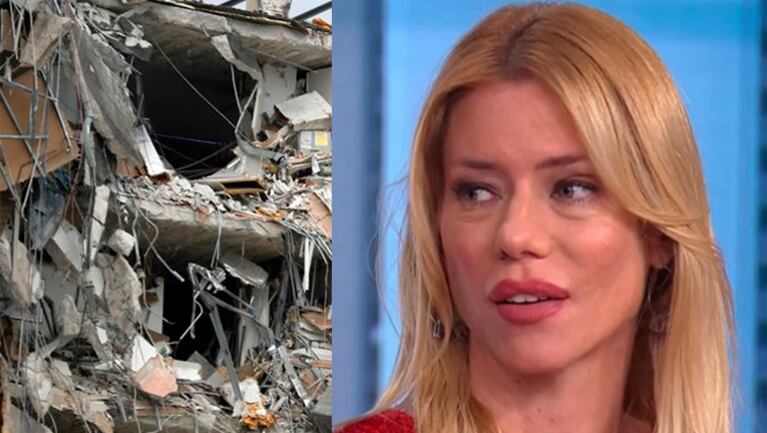 Nicole Neumann se reportó desde Miami tras el fatal derrumbe de un edificio.