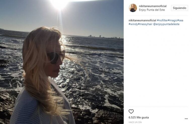 Nicole Neumann, sexy desde Punta en un finde de soltera y frase picante en medio de su separación: "¿Duele más soltar o sostener lo insostenible?"
