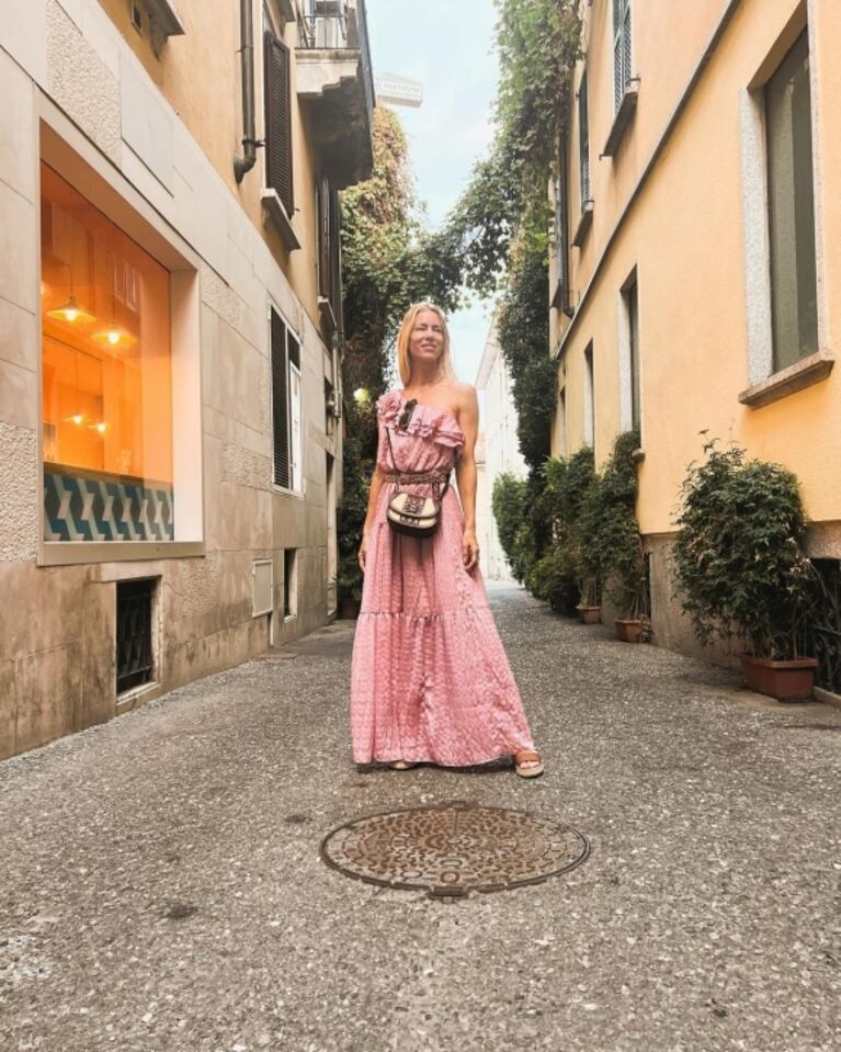Nicole Neumann viajó a Italia con Manu Urcera: las fotos del apasionado viaje en pareja