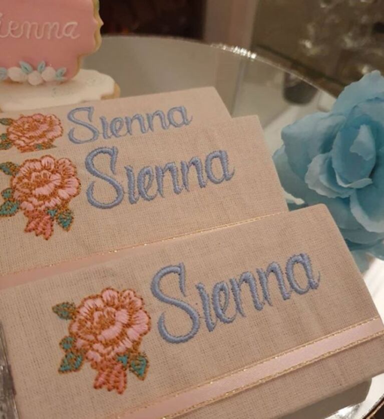 Nicole Neumann y el cumpleaños que organizó en cuarentena para su hija menor: "Cumple diferente para Sienna"