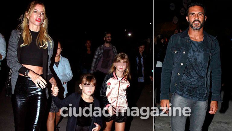 Nicole Neumann y Fabián Cubero coincidieron en un evento (Fotos: Movilpress)