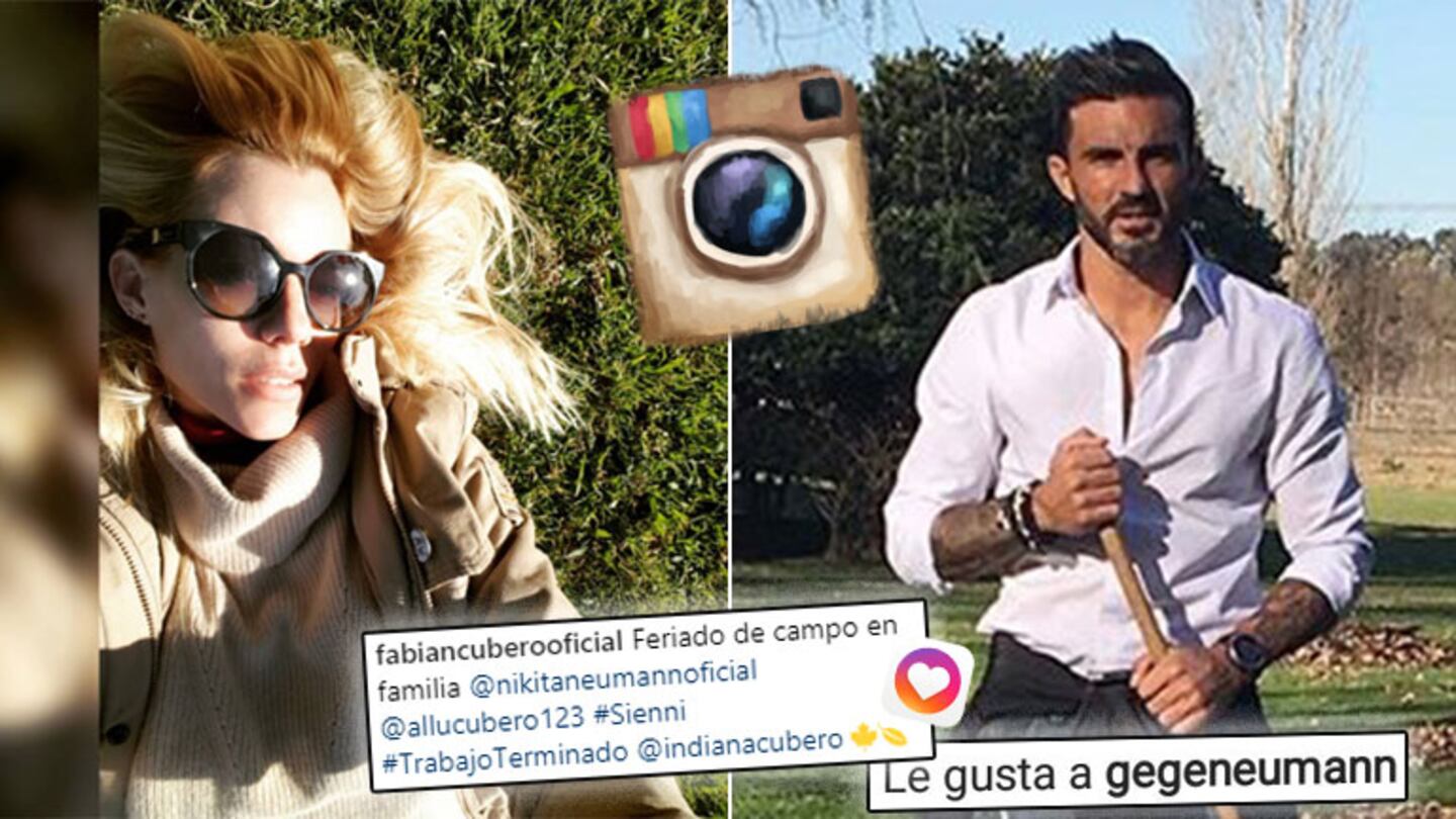 Nicole Neumann y Fabián Cubero, juntos por sus hijas