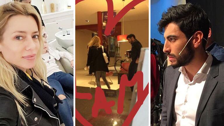 Nicole Neumann y Facundo Moyano fueron juntos al cine de Nordelta. (Foto: Twitter e Instagram)