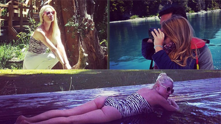 Nicole Neumann y las postales de sus vacaciones en Villa La Angostura (Fotos: Instagram).