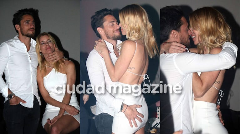 Nicole Neumann y Matías Tasín, súper apasionados en el cumple de Lizy Tagliani (Foto: Movilpress)