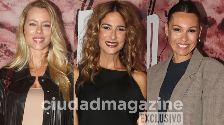 Nicole Neumann y Pampita en el desfile de Puli Demaría (Fotos: Movilpress).