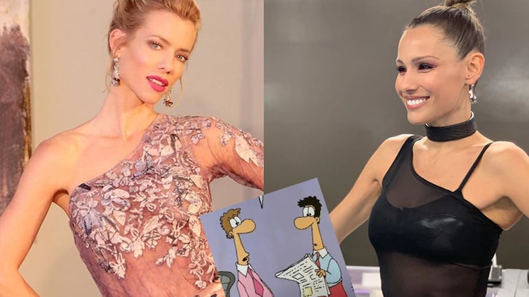Nicole replicó un chiste de Nik que incluye a Pampita.