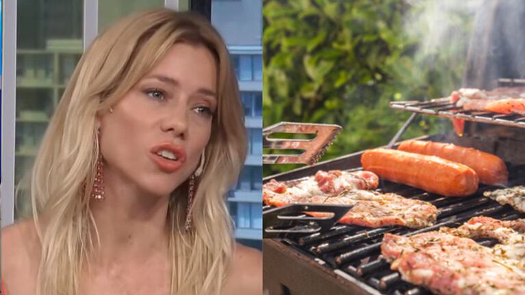Nicole repudió a una parrilla que estaba asando carne.