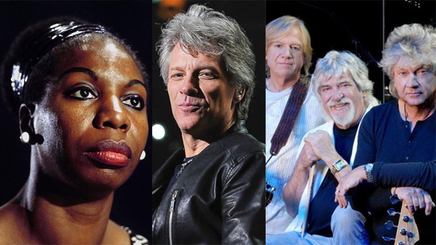 Nina Simone, Bon Jovi y The Moody Blues, al Salón de la Fama