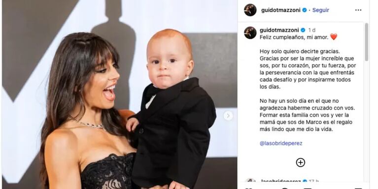 no hay un solo día en el que no agradezca haberla cruzado en su camino. Crédito Instagram