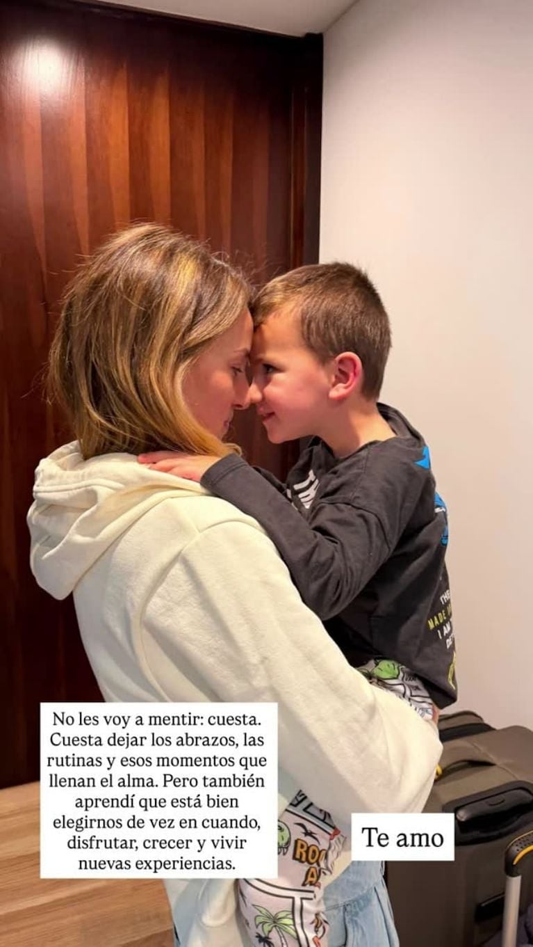 "No les voy a mentir: cuesta. Cuesta dejar los abrazos, las rutinas y esos momentos que llenan el alma", escribió Viciconte