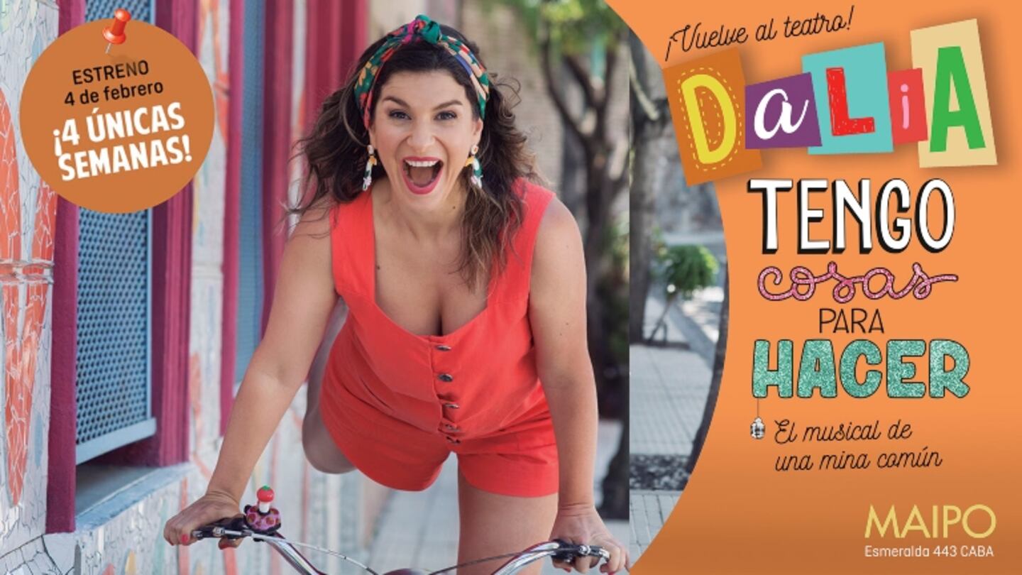 ¡No te lo podés perder! Dalia Gutmann vuelve con un nuevo show de humor en el teatro Maipo