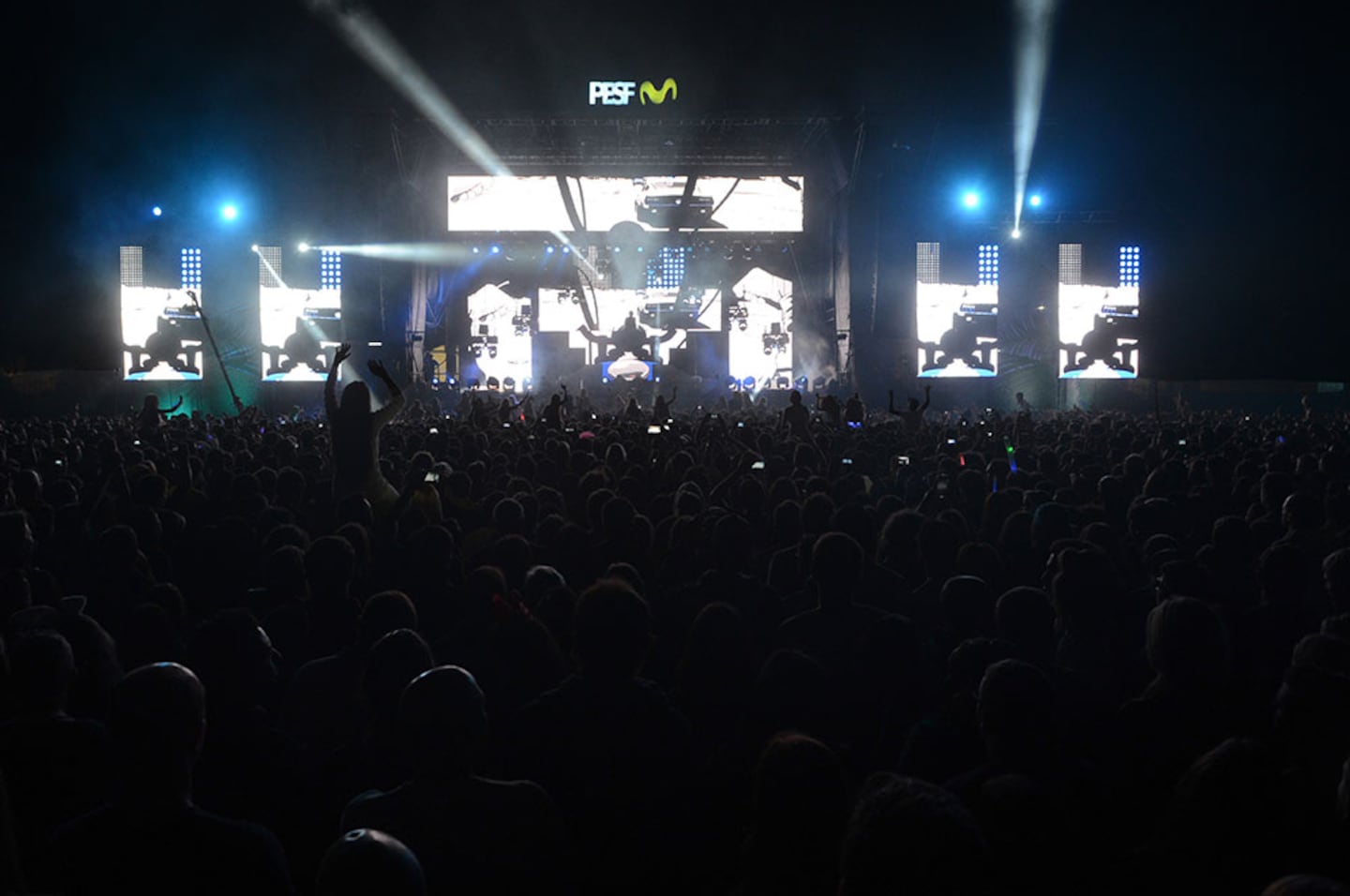 Noche de celebrities en el show de David Guetta en Punta del Este. (Foto: prensa Movistar)