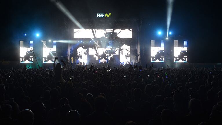 Noche de celebrities en el show de David Guetta en Punta del Este. (Foto: prensa Movistar)