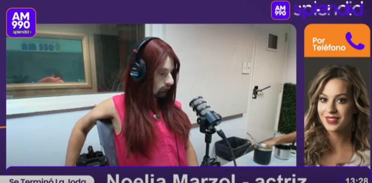 Noelia casi se queda pelada. Foto: IG | captura YouTube