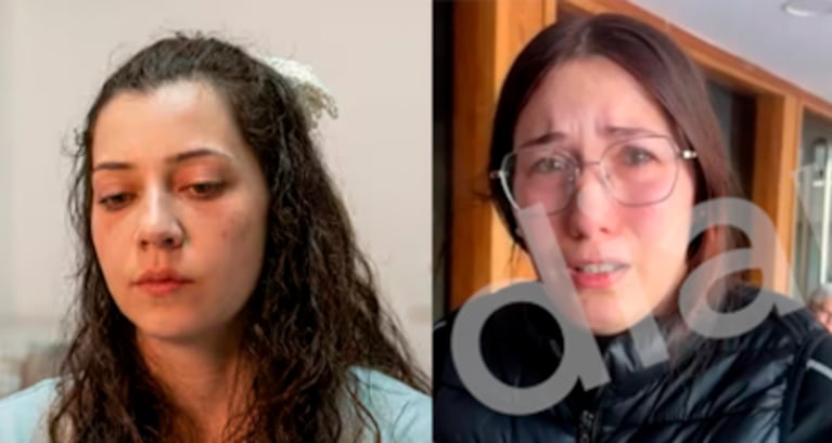 Noelia Castillo Ramos y su amiga Carla. Fotos: captura de video