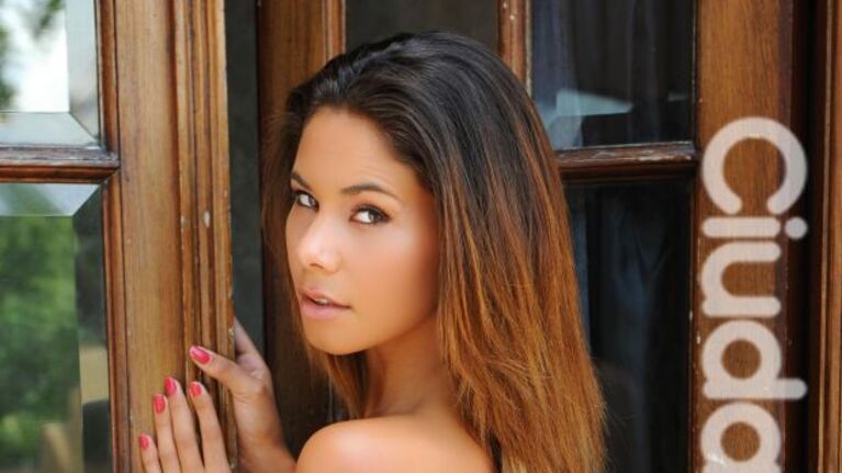 Noelia de Gran Hermano, en una producción caliente. (Foto: Maxi Didari - Ciudad.com)