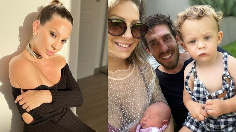 Noelia Marzol, a corazón abierto, sobre lo difícil que fue tener un bebé prematuro (Fotos: Instagram)