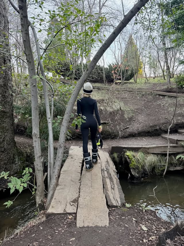 Noelia Marzol en San Martín de los Andes. Crédito: Instagram