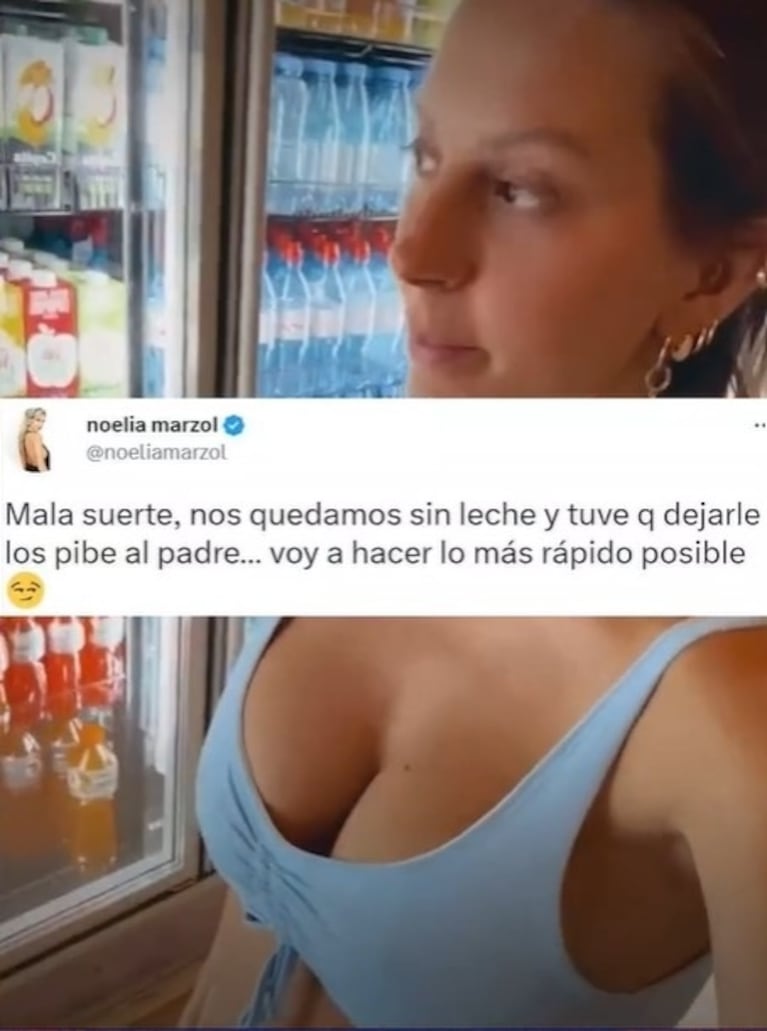 Noelia Marzol le preguntó a su marido si tendría más hijos con ella y su respuesta sorprendió