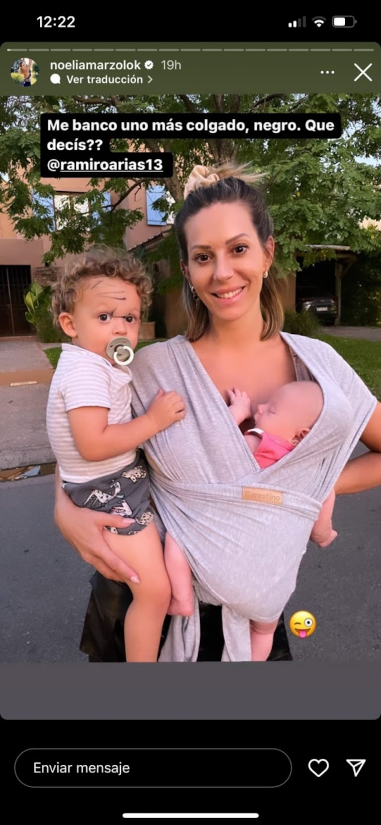 Noelia Marzol le preguntó a su marido si tendría más hijos con ella y su respuesta sorprendió