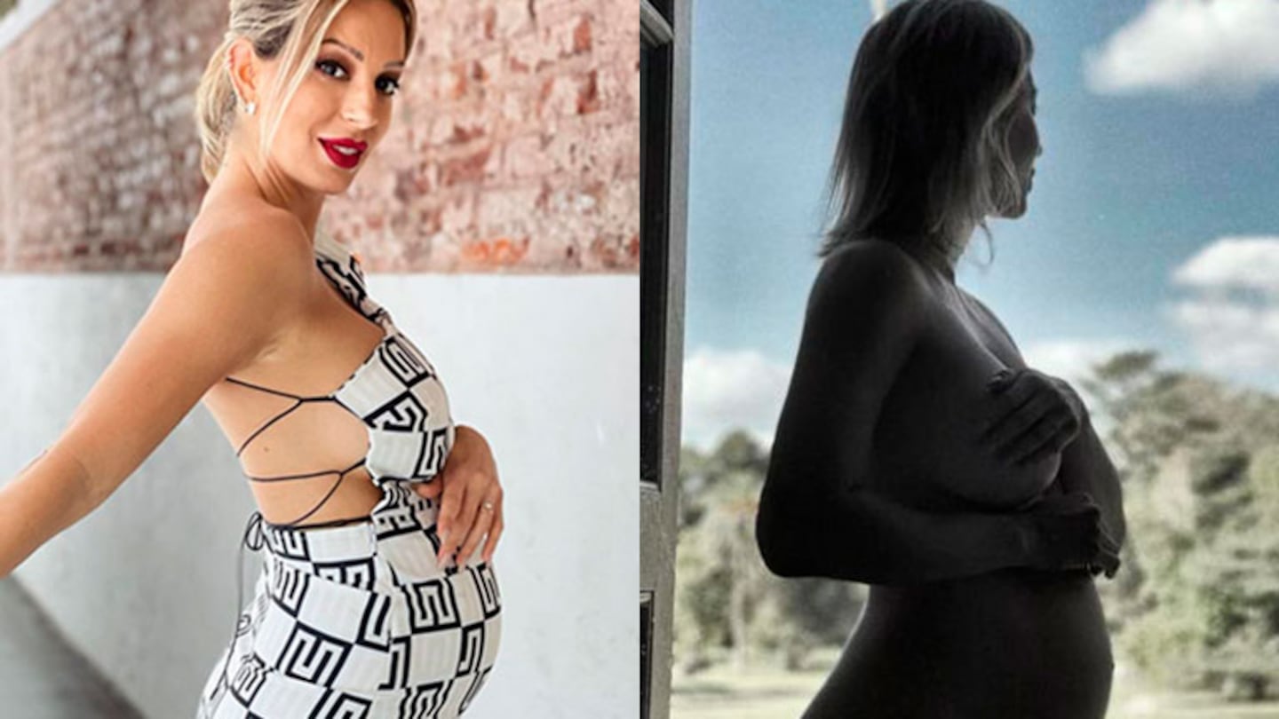 Noelia Marzol posó desnuda y luciendo su pancita de ocho meses de embarazo: Captados por papucho