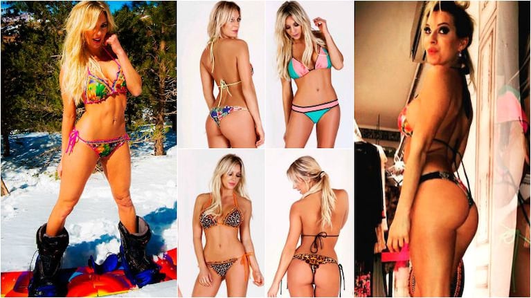 Noelia Marzol posó para su marca de bikinis. Foto: Instagram