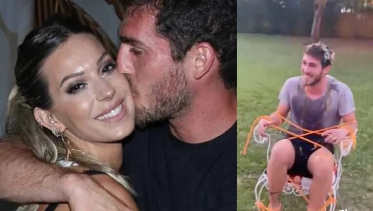 Noelia se mostró orgullosa de su novio por haber terminado el secundario.