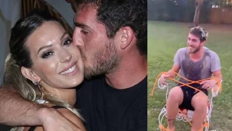 Noelia se mostró orgullosa de su novio por haber terminado el secundario.