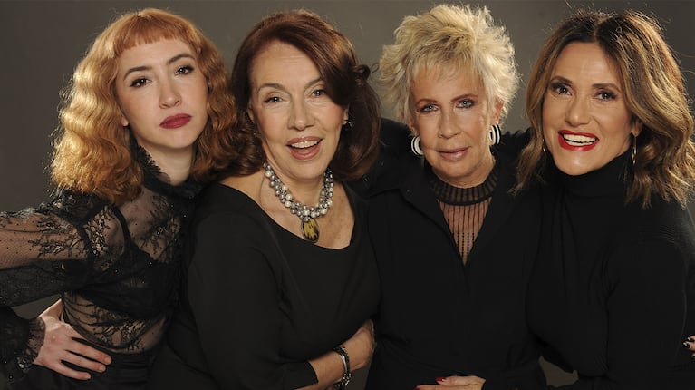 Nora Cárpena, María Valenzuela, Sofía Gala Castiglione y Fernanda Callejón