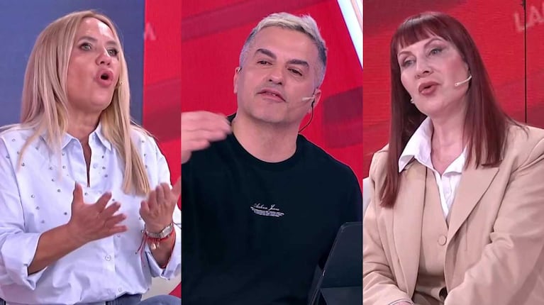 Nora Colosimo, Ángel de Brito y Matilda Blanco (Fotos: capturas América TV)