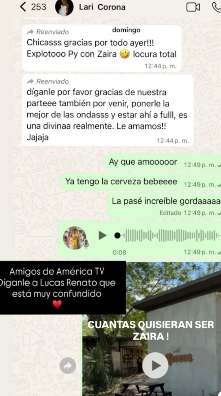 Nora Colosimo bancó a Zaira Nara tras el escándalo en Paraguay: “Cuántas quisieran ser…” | Créditos: Instagram @nora_colosimo