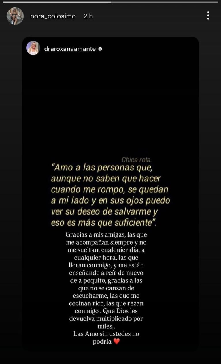 Nora Colosimo y el robo en la casa de Wanda Nara en Milán. Crédito Instagram