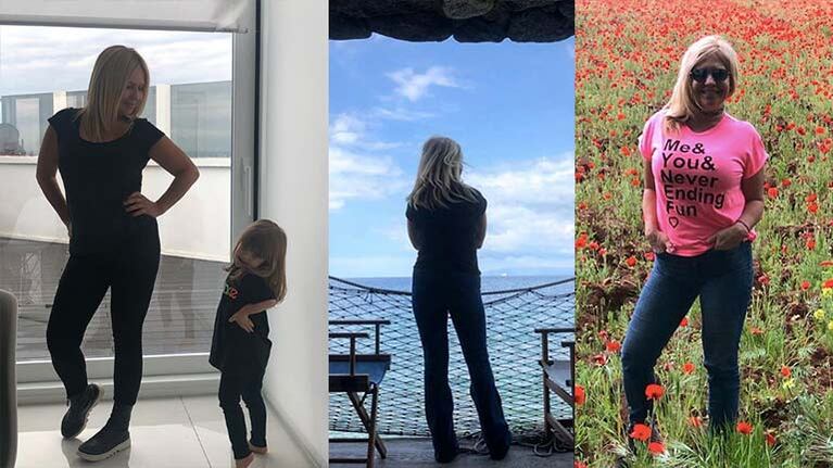 Nora se mudó a Europa y se puso de novia con un italiano.