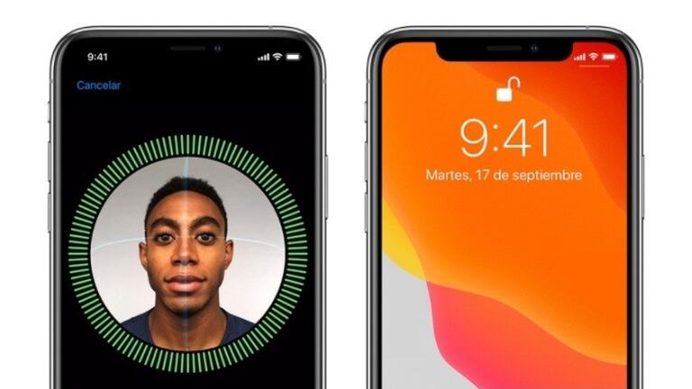 Novedad: Face ID, de Apple, analizará las venas del rostro para distinguir a los gemelos. Foto: DPA.