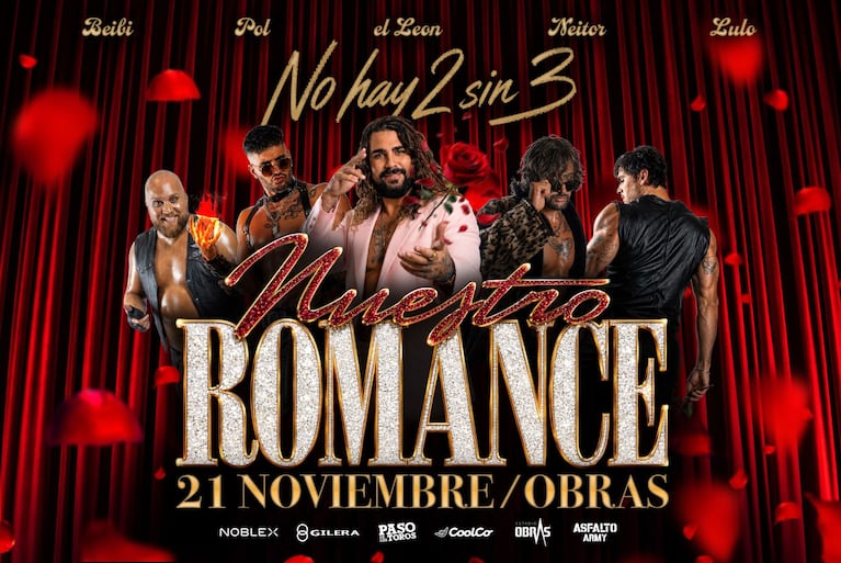 Nuestro Romance vuelve a Obras: La Aplanadora del Amor se presenta el 21 de noviembre (Foto de prensa)