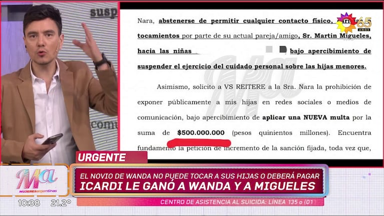 Nueva denuncia de Mauro Icardi contra Wanda Nara.