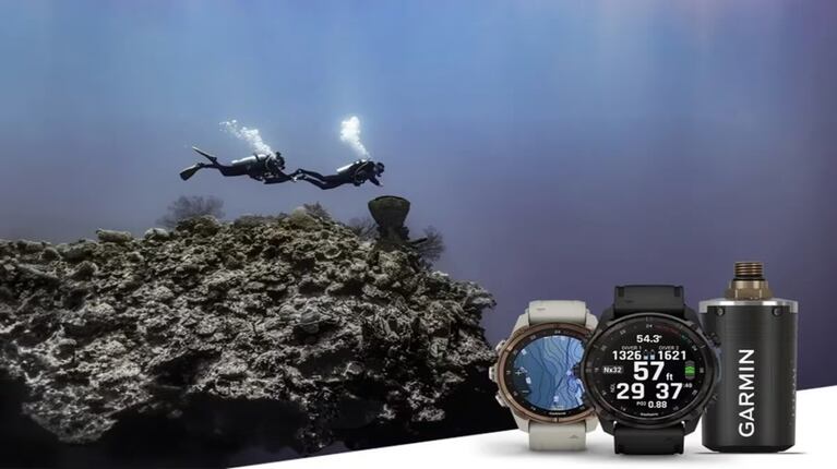 Nuevos ordenadores de buceo tipo reloj Garmin Descent MK3 resisten hasta 200m de inmersión y 48 de autónomos