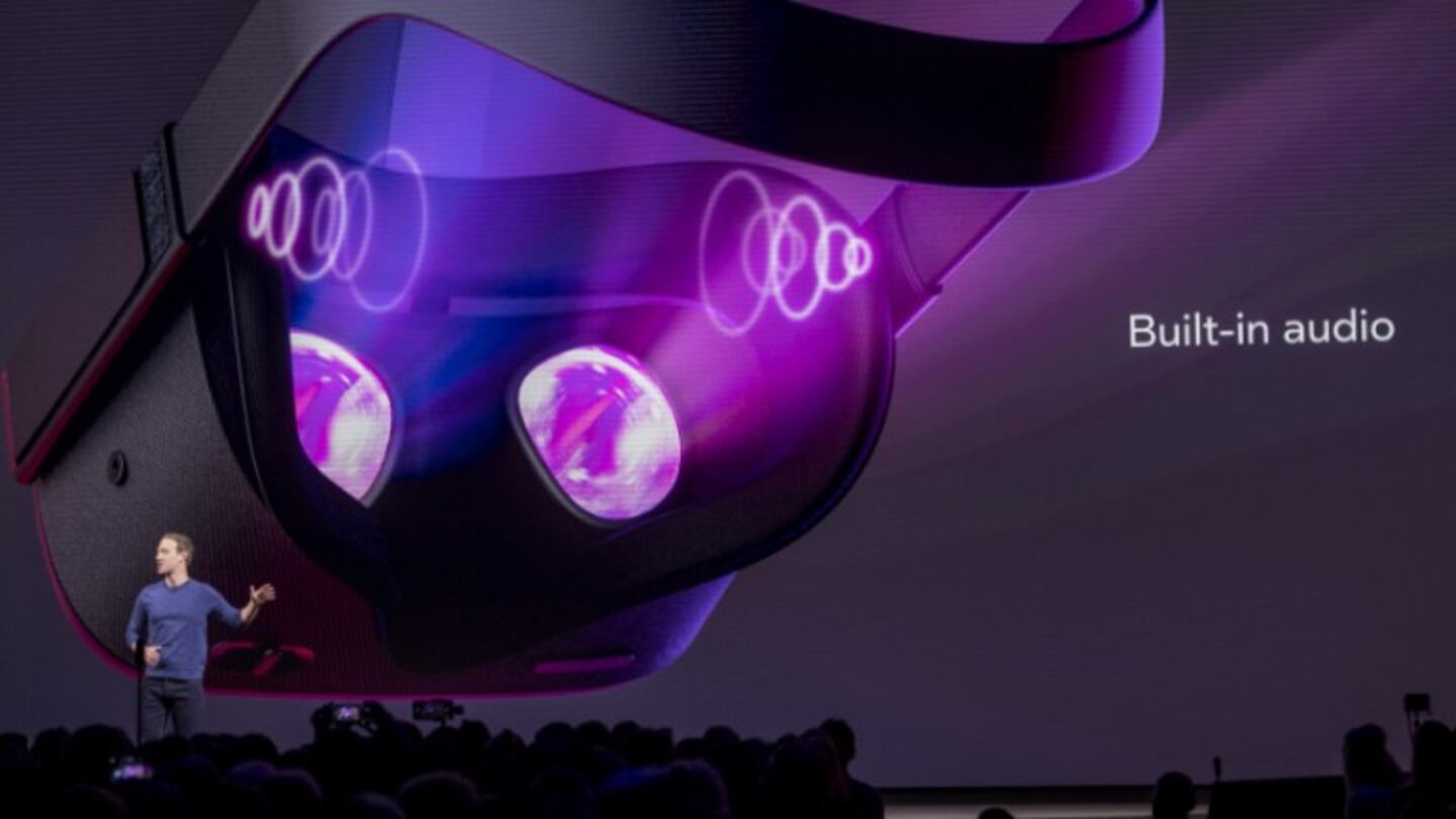 Oculus Quest ya permite compartir imágenes y vídeos en realidad virtual con el móvil. Foto: Bloomberg.