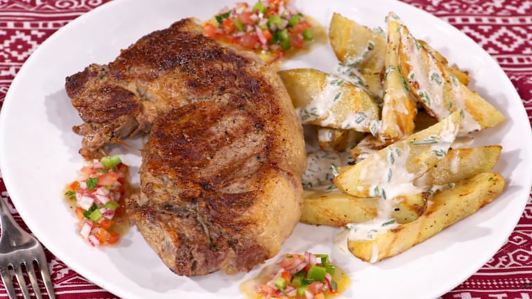 Ojo de bife con papas al romero, una receta fácil para lucirse. Foto: Cucinare TV